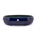 Ver imagem 1 de Vaso Bacia Decorativo Osaka Azul Perolizado M 11,5x44X36 cm - D’Rossi