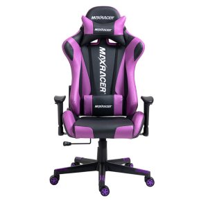 Cadeira Gamer Maxracer Skilled Roxa Reclina 180 Graus