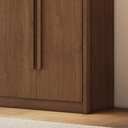 Ver imagem 5 de Guarda-Roupa Casal 6 Portas 6 Gavetas 100% MDF Santiago Cacau Marrom
