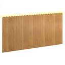 Ver imagem 2 de Painel Decorativo Farm Ambiente 225x109x37 cm Freijó com LED - Matic