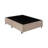 Base Box Viúva Santo Box Suede Bege 40x128x188 - 1