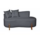 Ver imagem 2 de Conjunto 2 Poltronas + Sofá Curvo Orgânico Luna Boucle - Montanaris Decor