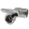 Engate Rabicho Inox Trançado 1/2 Polegadas 60 cm Mangueira Flexivel Kit 12 Uni Pia Banheiro Torneira - 5