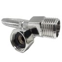 Ver imagem 5 de Engate Rabicho Inox Trançado 1/2 Polegadas 60 cm Mangueira Flexivel Kit 12 Uni Pia Banheiro Torneira