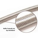 Ver imagem 4 de Engate Rabicho Inox Trançado 1/2 Polegadas 60 cm Mangueira Flexivel Kit 12 Uni Pia Banheiro Torneira