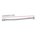 Ver imagem 6 de Engate Rabicho Inox Trançado 1/2 Polegadas 60 cm Mangueira Flexivel Kit 12 Uni Pia Banheiro Torneira
