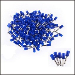500un Terminal Tubular Ilhós Conector 2,5mm Pré Isolado - 4