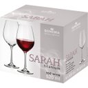 Ver imagem 5 de Kit 6 Taça Bohemia Sarah Vinho 23x9x9cm 520ml Cristal Transparente