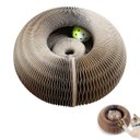 Ver imagem 1 de Arranhador Magico Gato Felino Pet Brinquedo Interativo Bola Guizo Multi Formas Dobravel Entretenimen