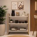 Ver imagem 6 de Aparador Multifuncional Sapateira de Entrada Canto do Café Cozinha Lavanderia Multiuso
