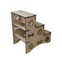 Ver imagem 2 de Escada Pet Para Cachorros E Gatos Em Mdf Com 3 Degraus