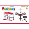 KIT INSTRUMENTOS MUSICAIS INFANTIL MICKEY SAXOFONE GUITARRA PANDEIRO E BATERIA MUSICAL SUPER ROCKY - 4