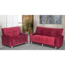 Sofá Montana 3 e 2 Lugares Estofados Umuarama - 1