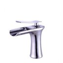 Ver imagem 1 de Misturador Monocomando Cascata Curva cromada bica baixa