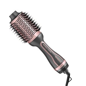 Escova Secadora Mondial Grey Rose Keratin ES-11 Cinza/Rosa