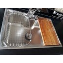 Ver imagem 2 de Cuba Inox 20231 com Acessorios e Tabua de Corte