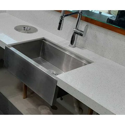 Cuba Inox Farm - 67 x 47 x 20 Modelo Fazenda Inox Escovado