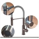 Ver imagem 4 de Monocomando para Cozinha de Mesa Bica Flexivel - Suporte Arco com Ima - Grey V-10645-291-Qs