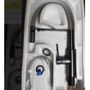 Ver imagem 5 de Monocomando para Cozinha de Mesa Bica Flexivel - Suporte Arco com Ima - Grey V-10645-291-Qs