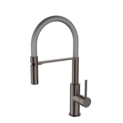 Monocomando para Cozinha de Mesa Bica Flexivel - Suporte Arco com Ima - Grey V-10645-291-Qs