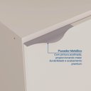 Ver imagem 5 de Mesa de Cabeceira Modular Direita 2 Portas 1 Gaveta Hera CabeCasa MadeiraOriginals Off White/Cream