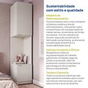 Ver imagem 7 de Mesa de Cabeceira Modular Direita 2 Portas 1 Gaveta Hera CabeCasa MadeiraOriginals Off White/Cream