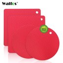 Ver imagem 2 de 4 Esteira de Silicone Walfos, Suporte de Panelas Resistente Ao Calor Multiuso Antiderrapante