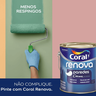 Tinta Acrílica Renova Fosco Branco Paredes Tetos Lata 800ml Coral Creme de Pintura - 3