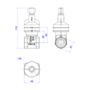 Ver imagem 2 de Base para Registro de Gaveta Deca 202-034 4509