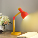 Ver imagem 3 de Luminária Mesa Abajur 45cm Articulada Retrô Madeira Gimpo Kjtd-685-pai:vermelho