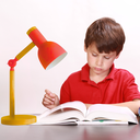 Ver imagem 2 de Luminária Mesa Abajur 45cm Articulada Retrô Madeira Gimpo Kjtd-685-pai:vermelho