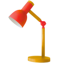 Ver imagem 1 de Luminária Mesa Abajur 45cm Articulada Retrô Madeira Gimpo Kjtd-685-pai:vermelho