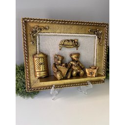Quadrinho Decorativo Infantil Família Ursinho Luxo - 4