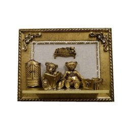 Quadrinho Decorativo Infantil Família Ursinho Luxo - 6