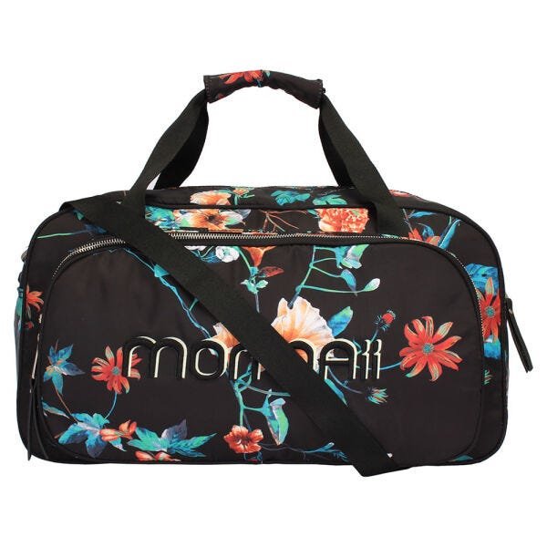 Mochila Utilitária Mormaii Nylon Floral / Preto-Azul / 33 Litros - 1