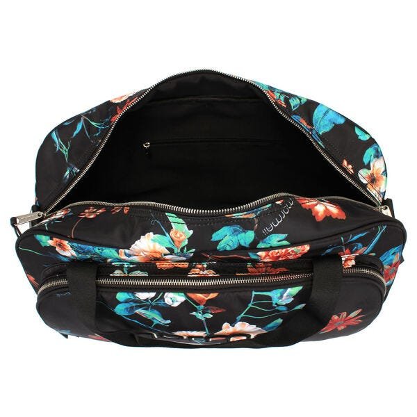 Mochila Utilitária Mormaii Nylon Floral / Preto-Azul / 33 Litros - 2