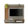 Painel Home Ripado Alvorada Amêndoa/Titânio Linea Brasil - 6