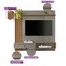 Painel Home Ripado Alvorada Amêndoa/Titânio Linea Brasil - 4