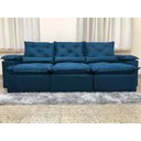 Ver imagem 3 de Sofá 4 e 5 Lugares 3,20m Retrátil e Reclinável Alpoim Estofados Athenas:azul