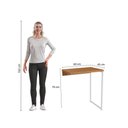 Ver imagem 5 de Mesa de Apoio Kappesberg Canela/Branco 60CMX45CM