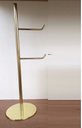 Ver imagem 5 de Kit Lavabo Dourado, Papeleira, Toalheiro E Lixeira