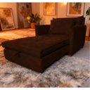 Ver imagem 2 de Poltrona-cama Mônica Bouclé ? Conforto, Sofisticação e Praticidade em Um Só Móvel