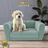 Caminha Casinha para Cachorro Gato Pet Mini Poltrona Meg Veludo Turquesa - Loja Sheep Sheep Estofado - 2