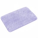 Ver imagem 1 de Tapete de Banheiro - Margarida - 60cm x 40cm - Lilás - Blanco