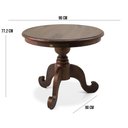 Ver imagem 2 de Mesa Redonda para Sala de Jantar 2 Lugares 90 Cm Canela