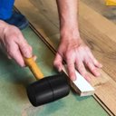 Ver imagem 3 de Martelo Borracha Ergonomico Cabo Madeira Piso Chao Ceramica Manutençao Reparo Moveis Montagem Obra C