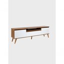 Ver imagem 3 de Rack para TV Dallas 65" 180cm MDF Retrô com Portas Basculantes Freijó Amadeirado On Móveis
