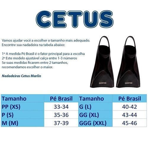 NADADEIRA NATAÇÃO MARLIN - XS ( 33-34 ) - 3