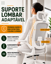 Ver imagem 3 de Cadeira Escritório Ergonômica Premium Kazartte - Cinza
