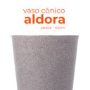 Ver imagem 2 de Vaso Cônico Aldora Pedra 45 Terrano
